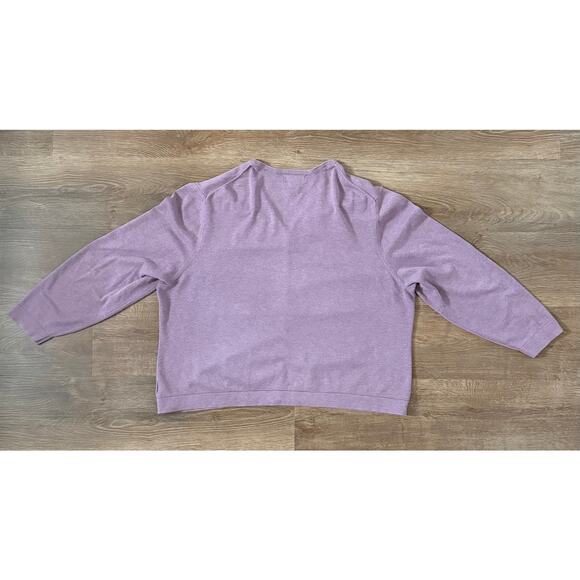 Eddie Bauer Lavender Knit Cardigan & Tank Set Women’s XXL Cotton Blend - Picture 8 of 8